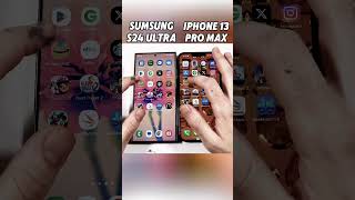 iPhone 13 Pro Max vs Samsung S24 Ultra SPEED TEST 🚀 Who’s the REAL SPEED KING 👑shortsviralvideo [upl. by Liu]