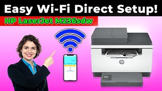 How to Connect HP LaserJet MFP M236sdw Printer to Phone via WiFi Direct  Easy Setup Guide [upl. by Refitsirhc]