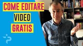 Programma per montare video GRATIS TUTORIAL [upl. by Susy]