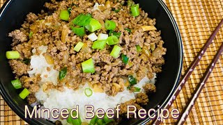 Minced Beef Recipe  Quick and Easy Beef Recipe [upl. by Bobker]