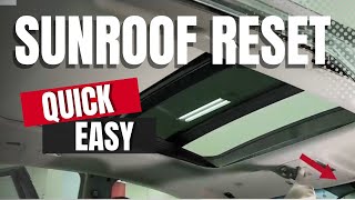 Reset the Sunroof in a Minute without any Scan tool  DIY  Hyundai amp KIA [upl. by Anilehs]