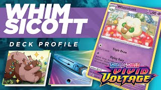 Whimsicott Deck Profile  Vivid Voltage Pokemon TCG [upl. by Dowlen]