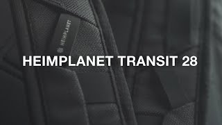 CarryOn Travel Backpack  Heimplanet Transit 28 [upl. by Nylirac777]