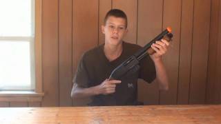 CyberGunKWC Smith amp Wesson M3000 Airsoft Shotgun Review [upl. by Wester11]