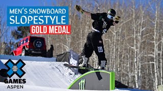 GOLD MEDAL VIDEO Jeep Men’s Snowboard Slopestyle  X Games Aspen 2021 [upl. by Stillmann]