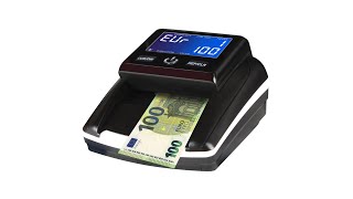 AL130A USD EURO Mini Banknote Detector Fake Currency Detector Counterfeit Money Detector [upl. by Imiaj268]