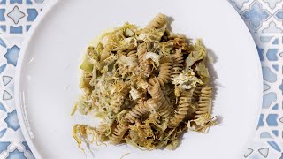 Fusilli integrali Voiello con carciofi e crema daglio  La ricetta dello Chef Cannavacciuolo [upl. by Droffats237]