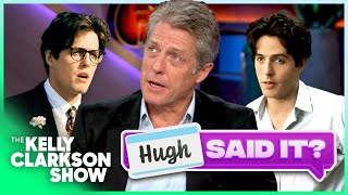 Kelly Clarkson Quizzes Hugh Grant On Movie Quotes From Notting Hill Four Weddings [upl. by Aniweta]