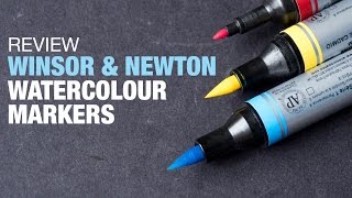 Review Winsor amp Newton Watercolor Markers [upl. by Kina739]