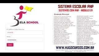 Sistema Escolar com PHP  Aula 10  Programando validação de campos [upl. by Fiden29]