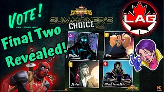 UNEXPECTED Summoners Choice 24 Final 2 Contestants Reveals Going All In On One Finalist  MCOC [upl. by Ajoop]