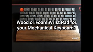 Which Wrist Pad for your Mechanical Keyboard Quick Review for Keychron K6 Palm Rest [upl. by Oznecniv444]