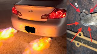 G37 before and after test pipes [upl. by Leanard522]