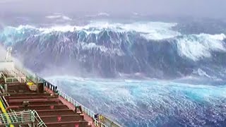 5 Monster Waves Caught On Camera [upl. by Kcirdef]