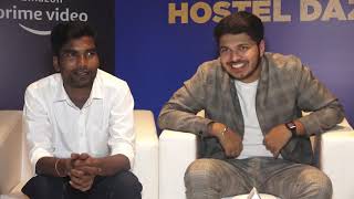 HOSTEL DAZE INTERVIEW WITH THE STAR CAST OF WEB SERIES PART 2 [upl. by Omer]