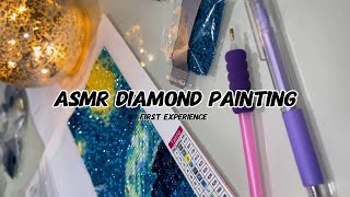 Asmr Diamond painting Van Gogh Starry Night ✨ asmr diamondpainting satisfying [upl. by Sunshine237]