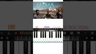 🔥🔥 Salaar movie Bgm  Sound of salaar  Prabhas  Prithviraj  Middle class piano 🎹🎹🎹 [upl. by Elyod]