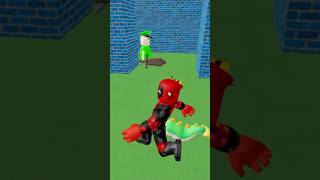 Deadpool and Police Baby roblox shorts [upl. by Bodnar]