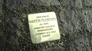 Stolperstein in Magdeburg  Zum Gedenken an die Familie Schlein Wilhelm und Fleischer [upl. by Aramoiz268]