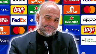 Pep Guardiola postmatch press conference  Real Madrid 33 Manchester City [upl. by Ambrosane327]