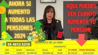 Ahora si aumento a todas las pensiones 2024 [upl. by Neelram240]