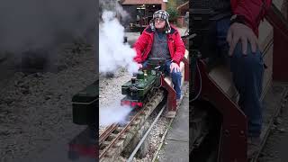 Amazing Hand Built 5quot Gauge GWR Pannier Tank steamlocomotive shorts livesteam [upl. by Aztirak]