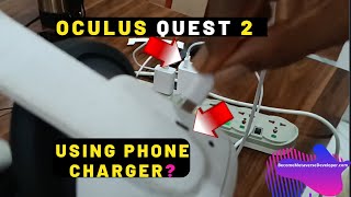 Can You Charge Oculus Quest 2 With Phone Charger ANSWERED VR Headsets Ep16 [upl. by Rochella]