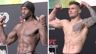 UFC Vegas 75 OFFICIAL WEIGHINS Vettori vs Cannonier [upl. by Mame471]