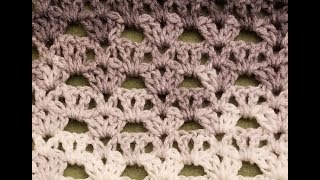 The Shell Tiers Stitch Crochet Tutorial [upl. by Aleyam899]