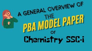 PBA Practical Based Assessment Model paper SSC I chemistry Solved [upl. by Atterg]