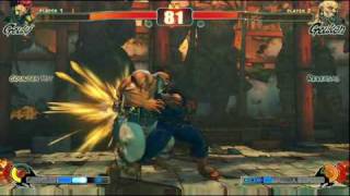 Gouken vs Akuma Street Fighter 4 [upl. by Vookles]