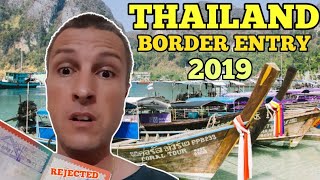 Visa Rules for Border Entry to Thailand in 2019 [upl. by Nahtahoj]