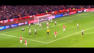 Arsenal v Newcastle 201213 Theo Walcott Goal HD [upl. by Farlay729]