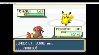 Pidgeotto Secretly Overpowers Lt Surge Pokemon Fire Red Flying Only 4 [upl. by Llenrag898]