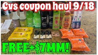 CVS coupon haul 915921 The deals are so good this week  All for free  7MM [upl. by Igig]