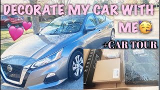 DECORATE MY NEW CAR WITH ME  CAR TOUR 2020 Nissan Altima [upl. by Schober]