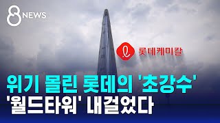 위기설 롯데 그룹 상징 월드타워 담보로 내놨다  SBS 8뉴스 [upl. by Feil]