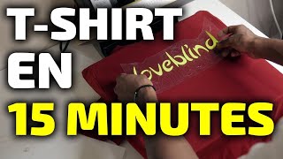 TSHIRT PERSONNALISÉ EN 15 MINUTES [upl. by Francis]