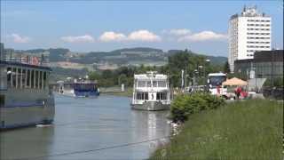 Spaziergang entlang der Donau in Linz 1952012 [upl. by Aicilla]