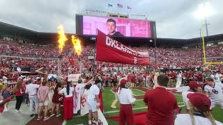 2024 Oklahoma Field Entrance vs Temple SEC [upl. by Evania]