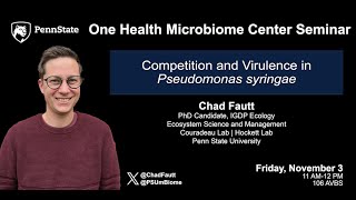 Competition and Virulence in Pseudomonas syringae  Chad Fautt PhD Penn State [upl. by Kahler]