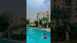 Swimming Prankshortsviralvideoprank comedyentertainment [upl. by Hayimas]