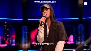 Justin Bieber  As Long As You Love Me LIVE on Senkveld Norway [upl. by Norvin]