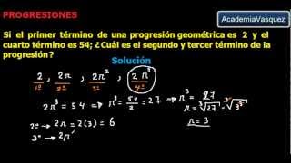 Progresión Aritmética y Progresión Geométrica Ejercicio 1 [upl. by Roselle]