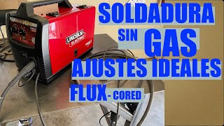 AJUSTES IDEALES para SOLDADOR de HILO SIN GAS con RESULTADOS FANTASTICOS [upl. by Brewer727]