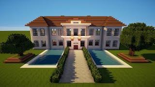 GROßES MINECRAFT HERRENHAUS  SCHLOSS bauen TUTORIAL HAUS 70 [upl. by Saphra]