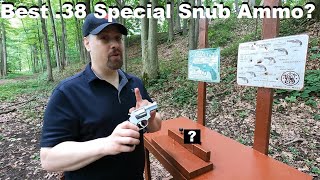 Ballistic Testing my MOST Recommended 38 Special SNUB Nose Load [upl. by Sldney]