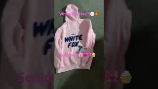 White Fox Haul Like And Subscribe🌸🎀🩷🧁subscribe preppy like haul [upl. by Hanzelin24]