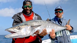 Monster Kingfish and Sailfish Fishing with NFL Defensive Tackle Corey Liuget  4K [upl. by Chance]