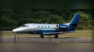 Private Jet Take Off Original Full Sound Low Fly Past of a Cessna Citation 560XLS [upl. by O'Shee484]